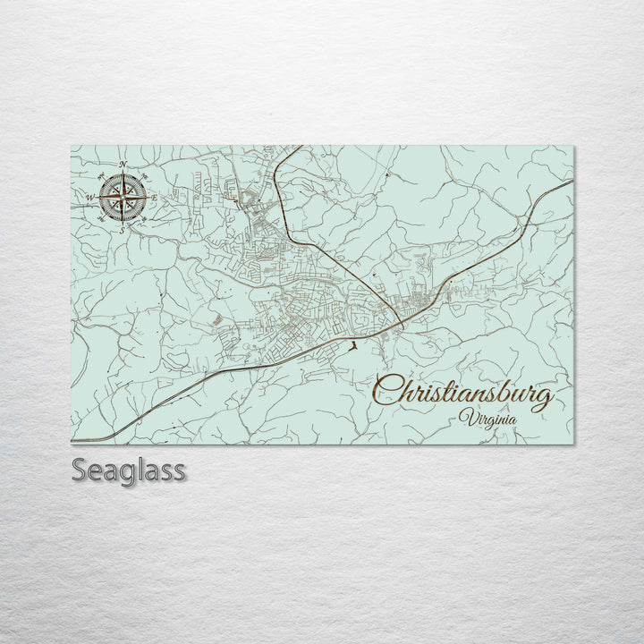 Christiansburg, Virginia Street Map