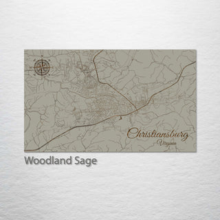 Christiansburg, Virginia Street Map