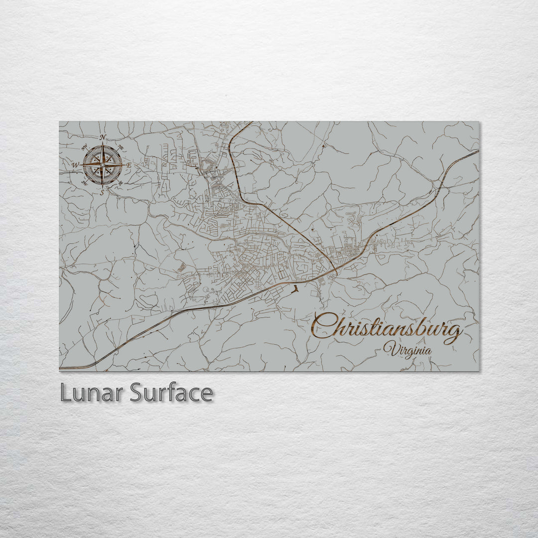 Christiansburg, Virginia Street Map