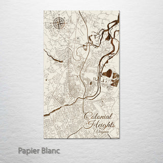 Colonial Heights, Virginia Street Map