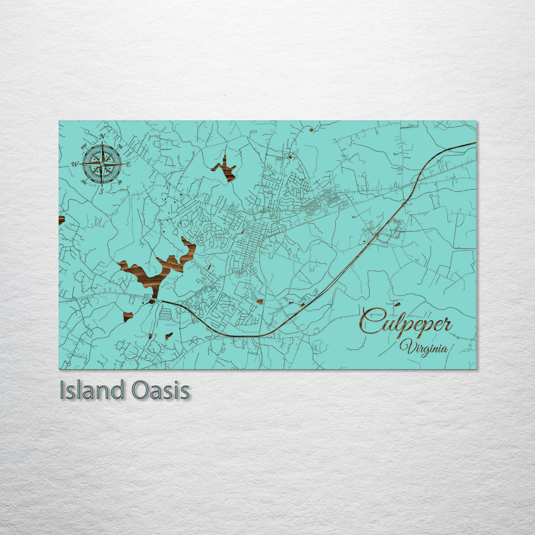 Culpeper, Virginia Street Map