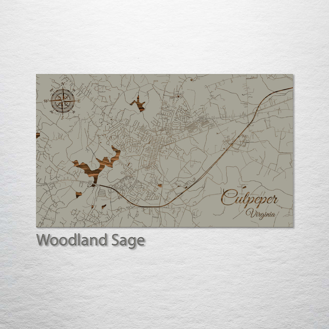 Culpeper, Virginia Street Map