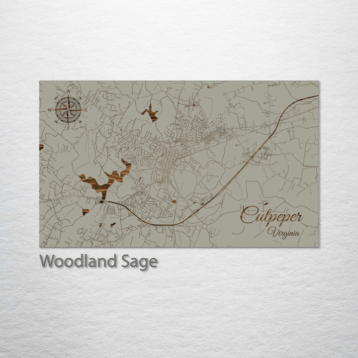 Culpeper, Virginia Street Map