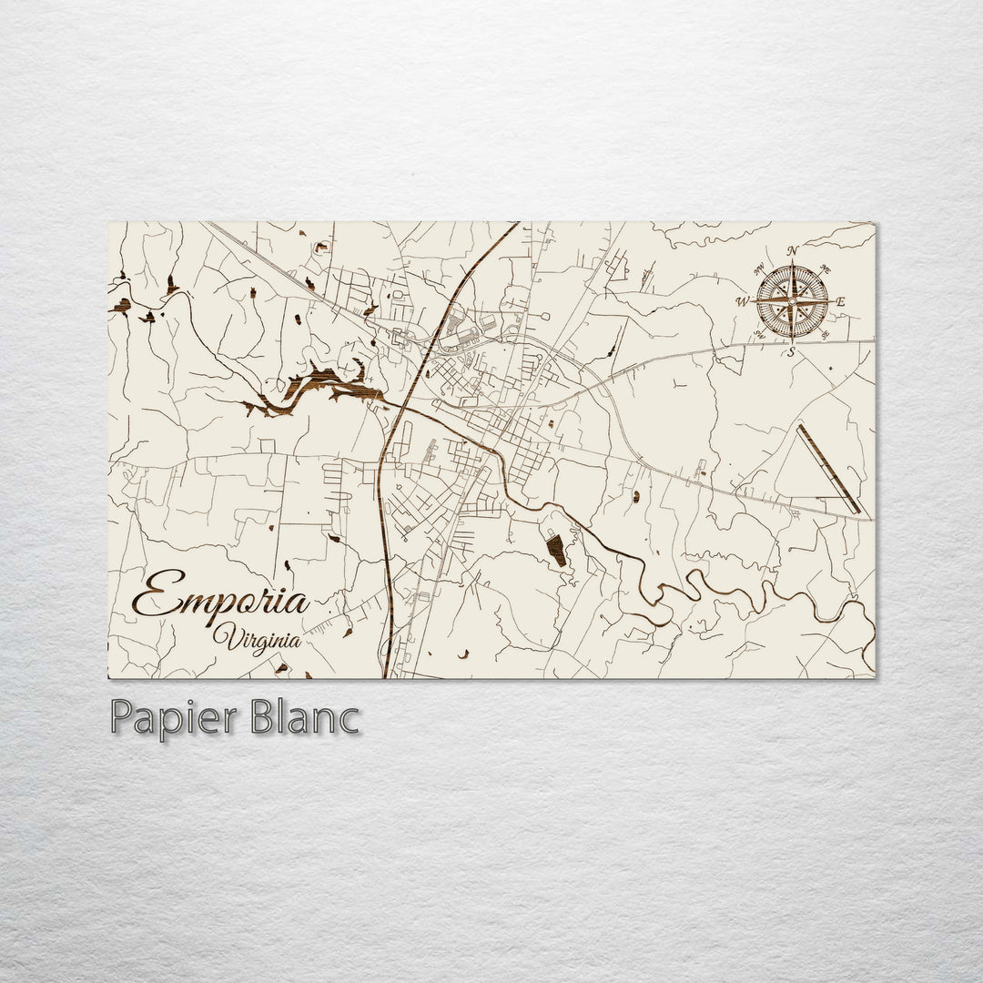 Emporia, Virginia Street Map