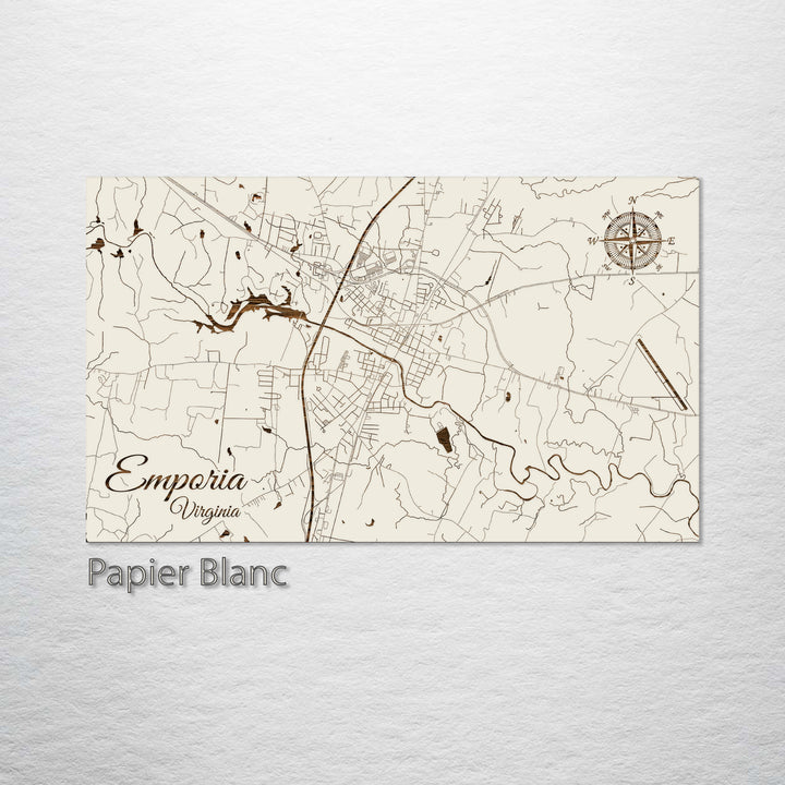 Emporia, Virginia Street Map