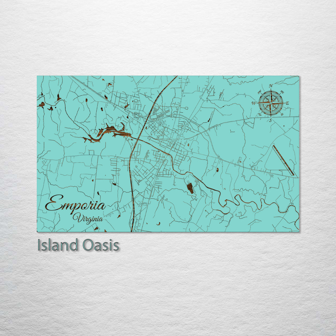 Emporia, Virginia Street Map