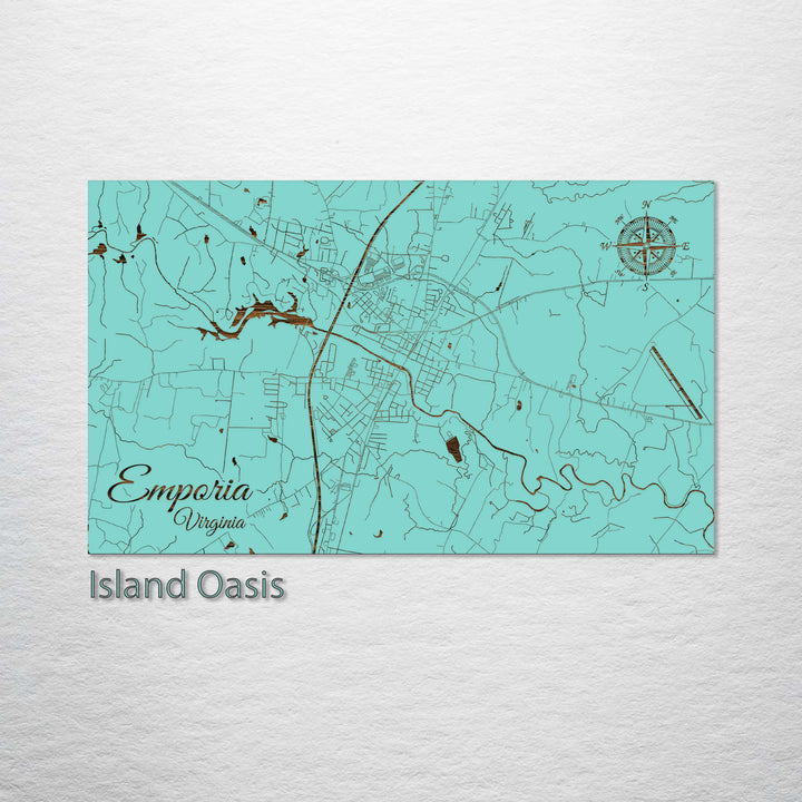 Emporia, Virginia Street Map