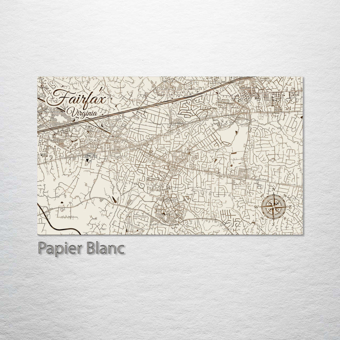 Fairfax, Virginia Street Map