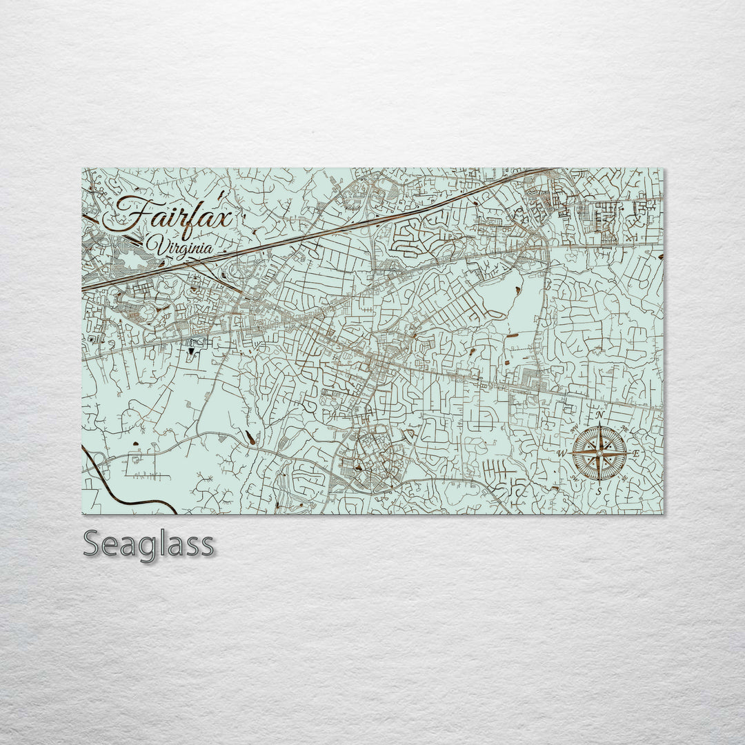 Fairfax, Virginia Street Map