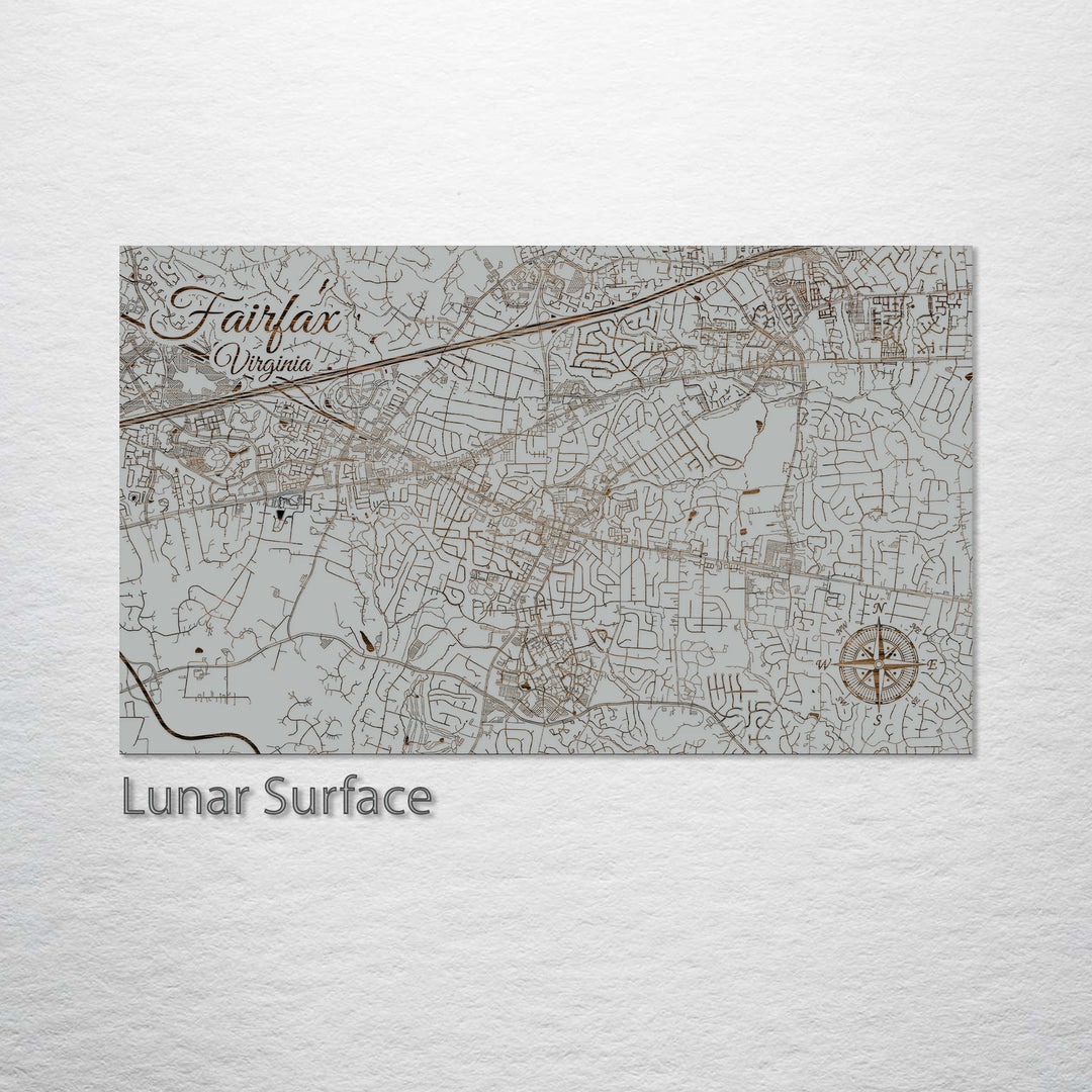 Fairfax, Virginia Street Map