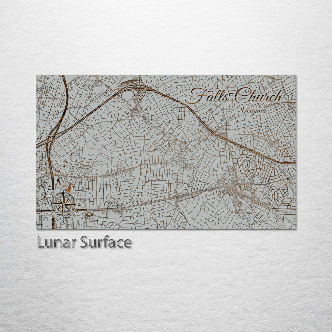 Falls Church, Virginia Street Map