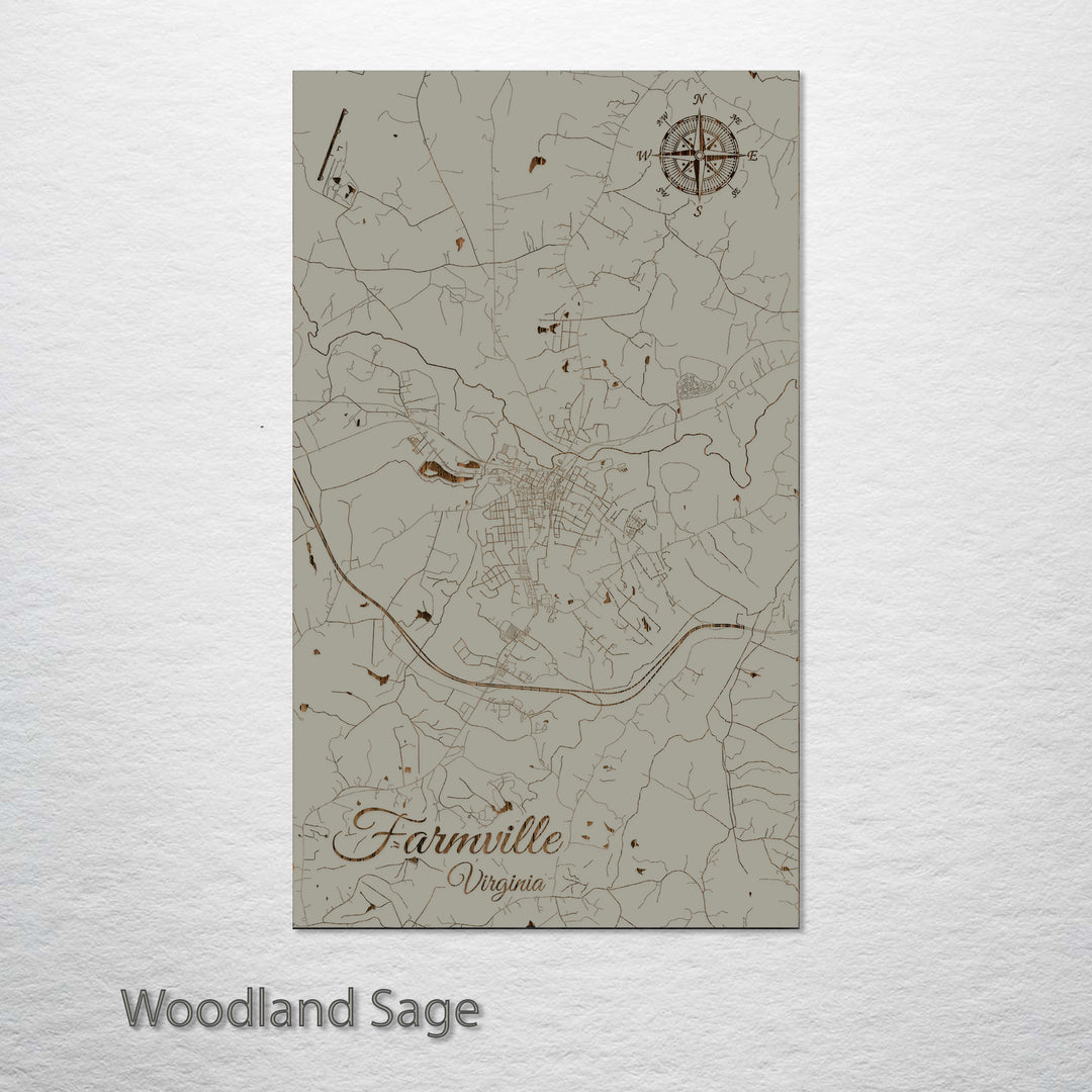 Farmville, Virginia Street Map