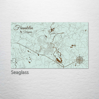 Franklin, Virginia Street Map
