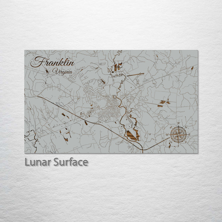 Franklin, Virginia Street Map
