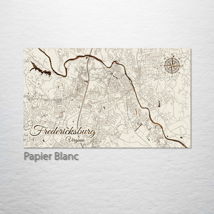 Fredericksburg, Virginia Street Map