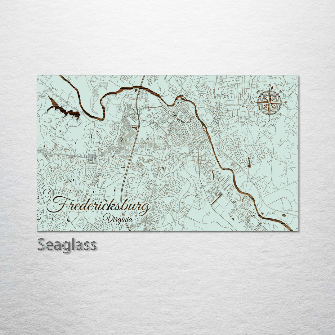 Fredericksburg, Virginia Street Map