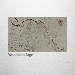 Fredericksburg, Virginia Street Map