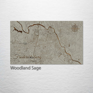Fredericksburg, Virginia Street Map