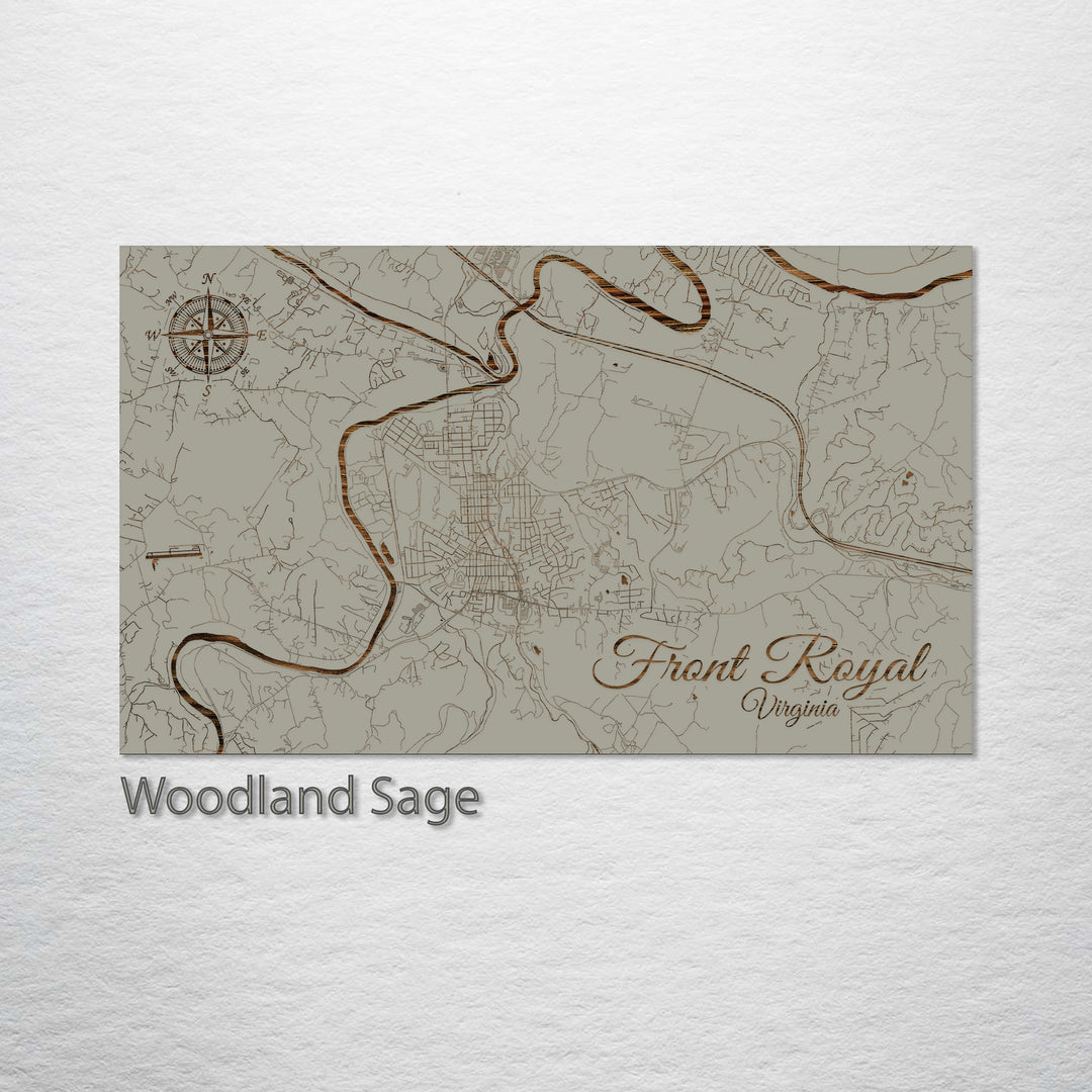 Front Royal, Virginia Street Map