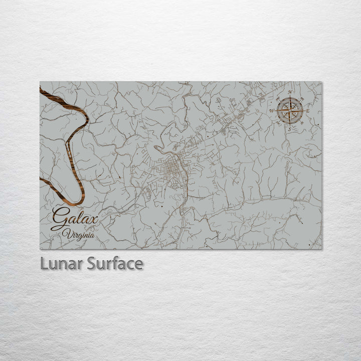 Galax, Virginia Street Map