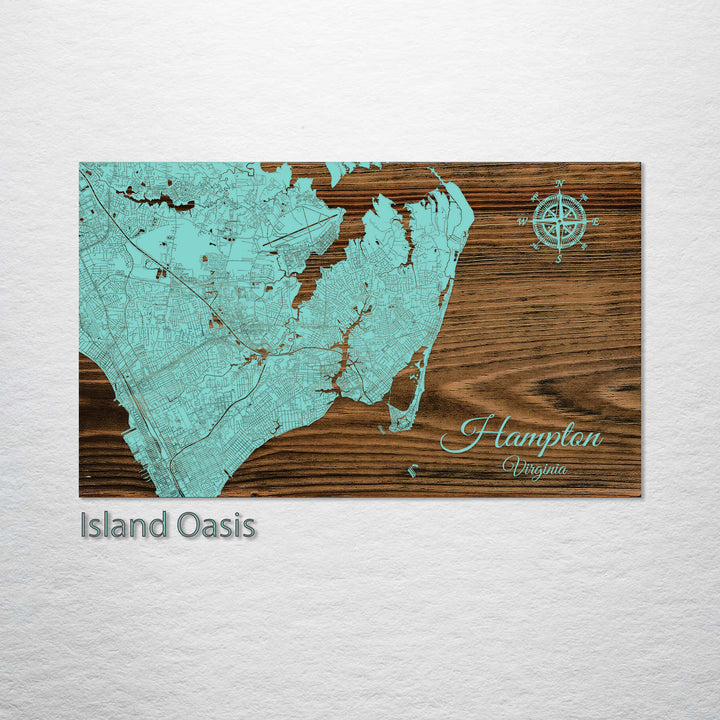 Hampton, Virginia Street Map