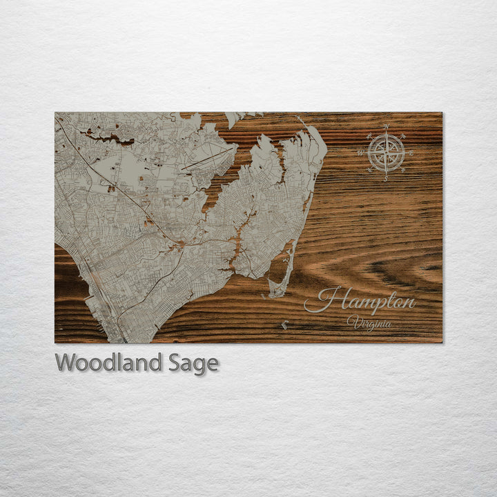 Hampton, Virginia Street Map