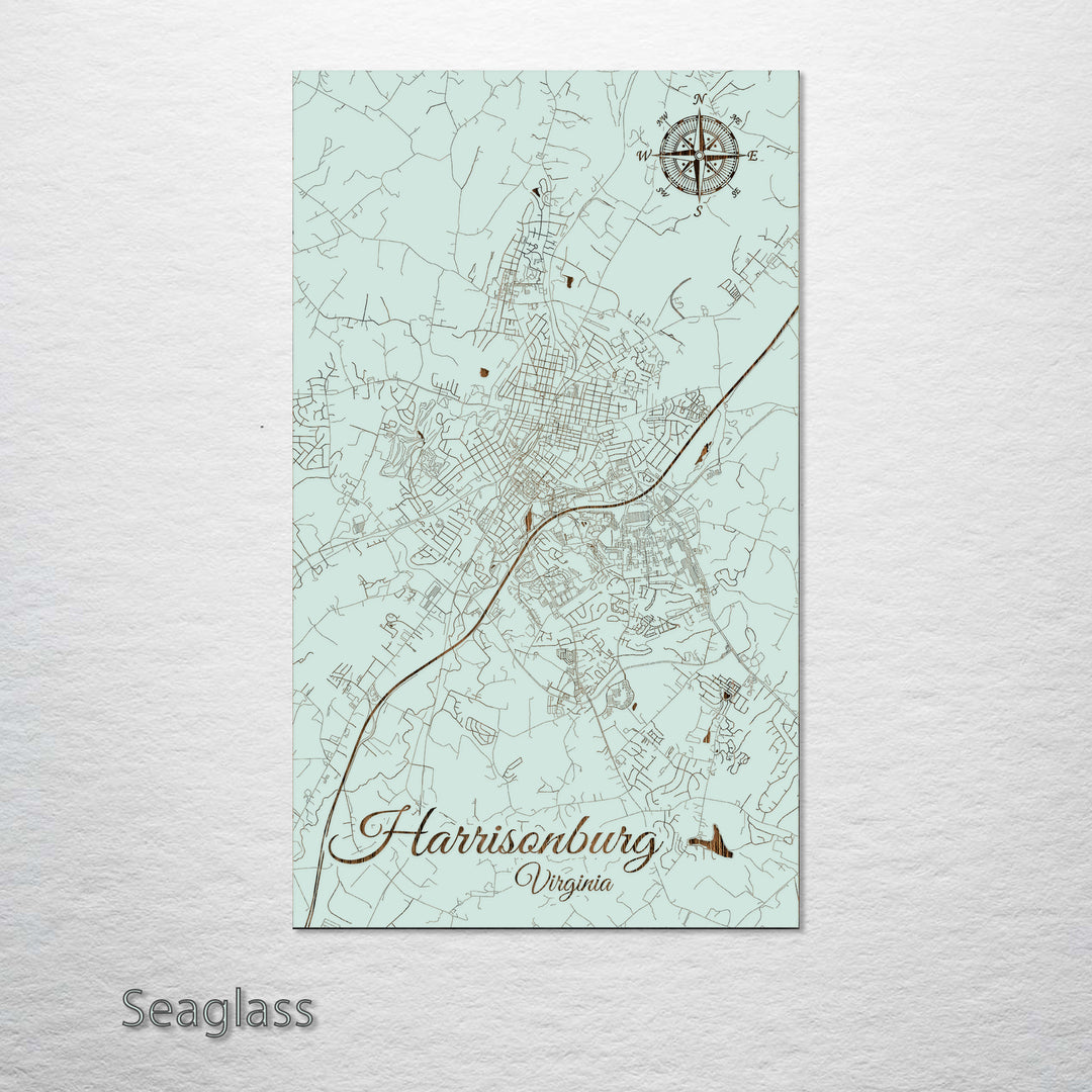 Harrisonburg, Virginia Street Map