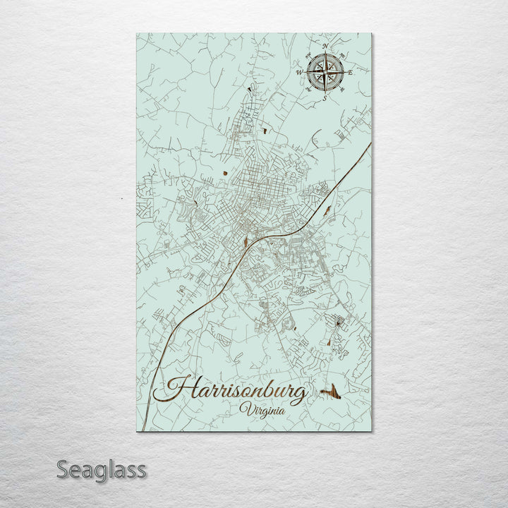 Harrisonburg, Virginia Street Map