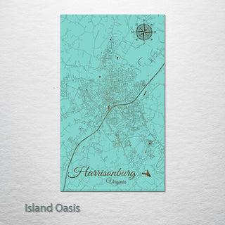 Harrisonburg, Virginia Street Map