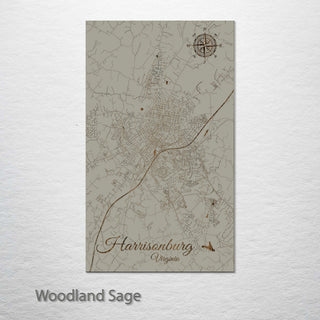 Harrisonburg, Virginia Street Map