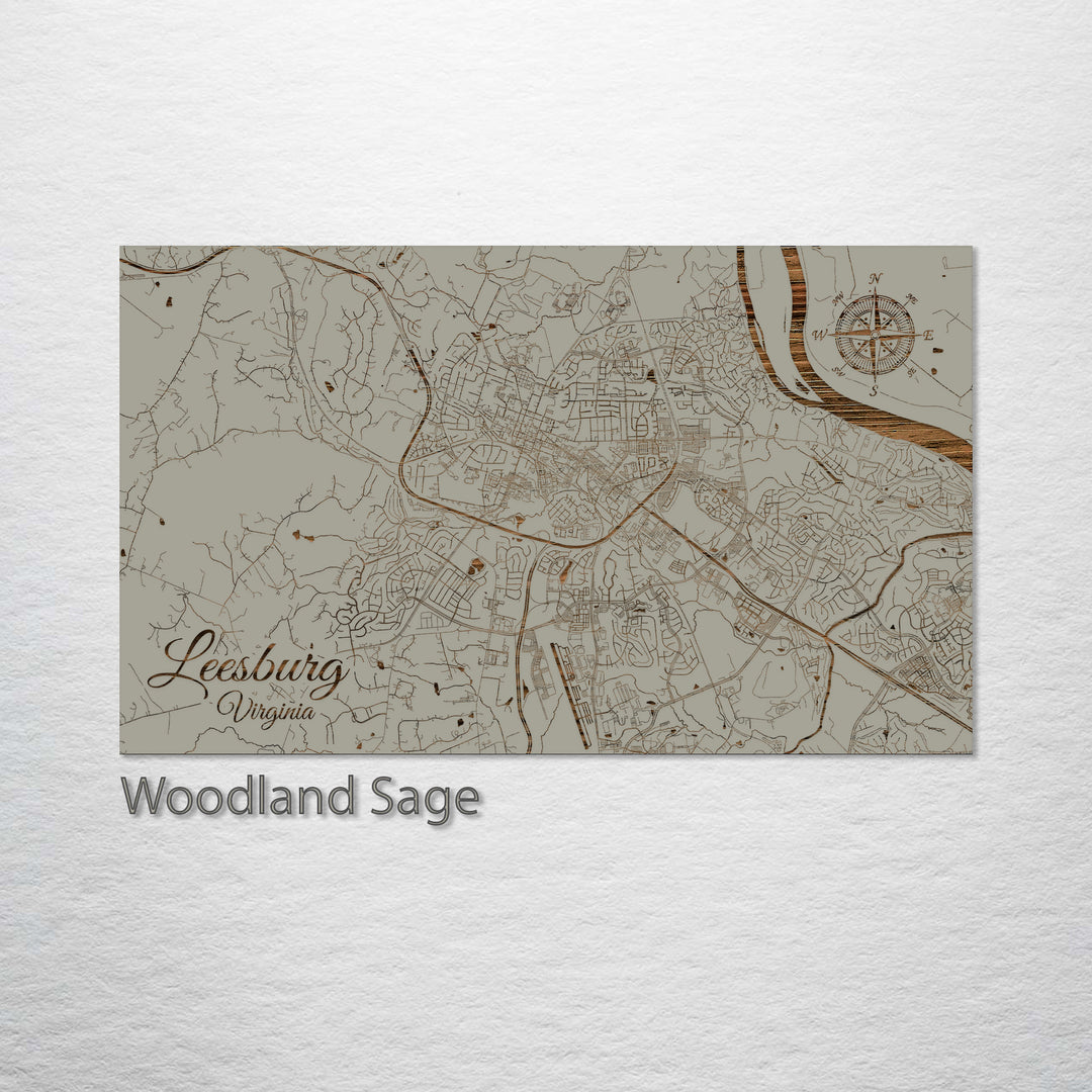 Leesburg, Virginia Street Map