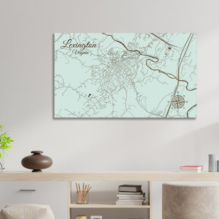 Lexington, Virginia Street Map