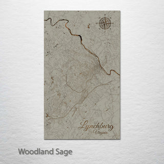 Lynchburg, Virginia Street Map