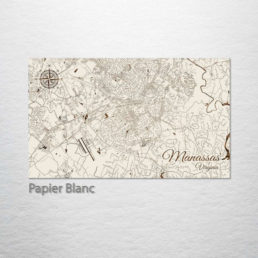 Manassas, Virginia Street Map