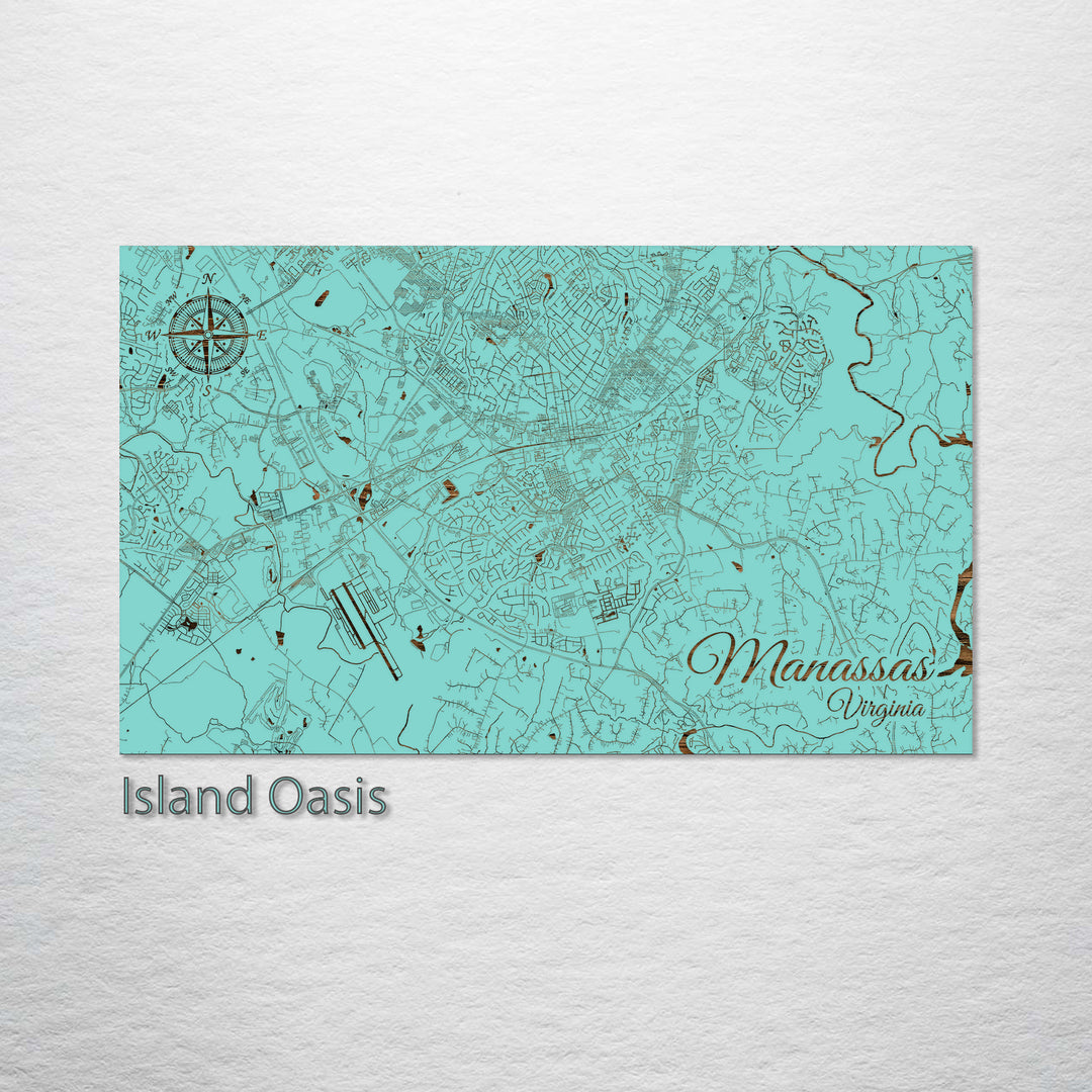 Manassas, Virginia Street Map