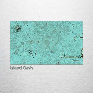 Manassas, Virginia Street Map