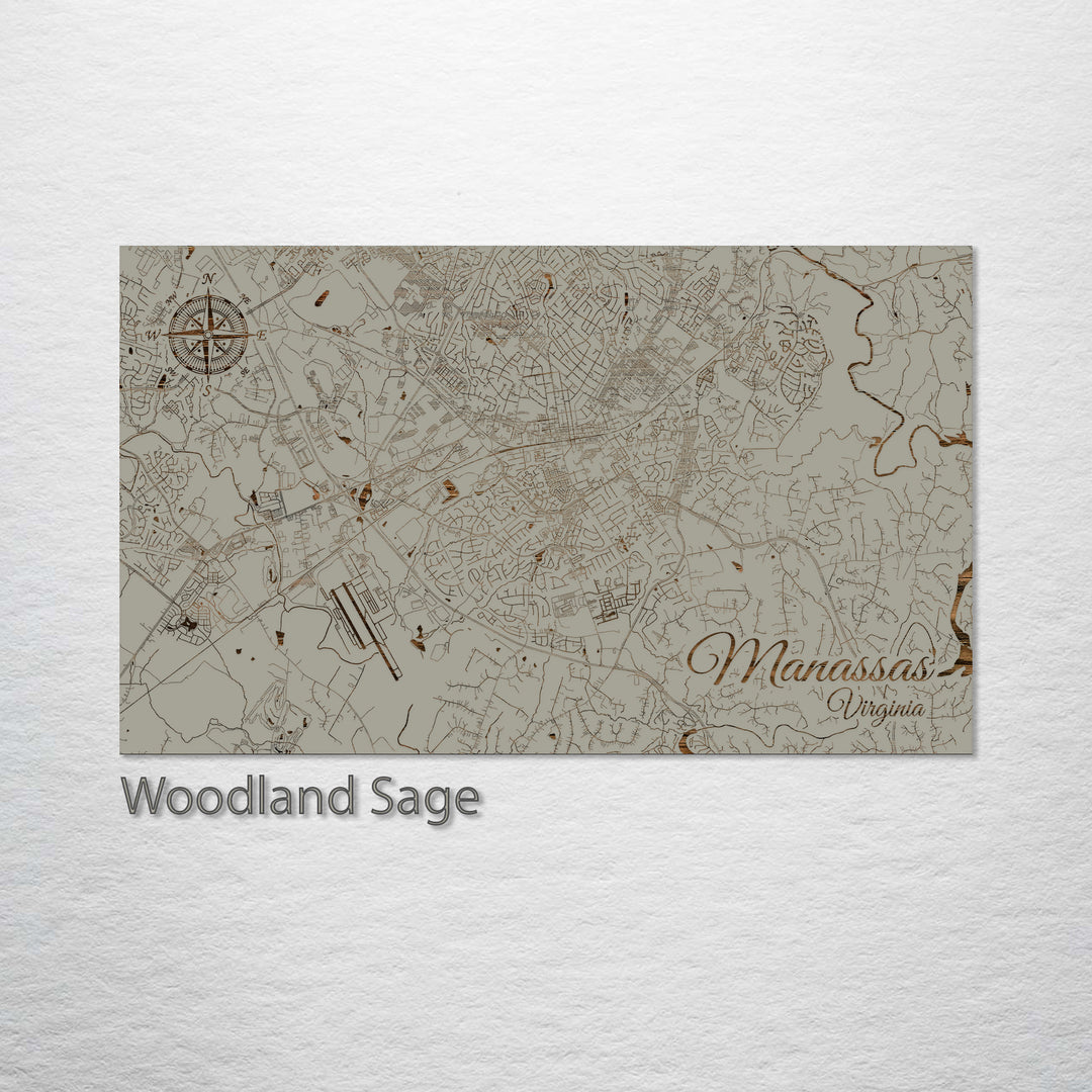 Manassas, Virginia Street Map