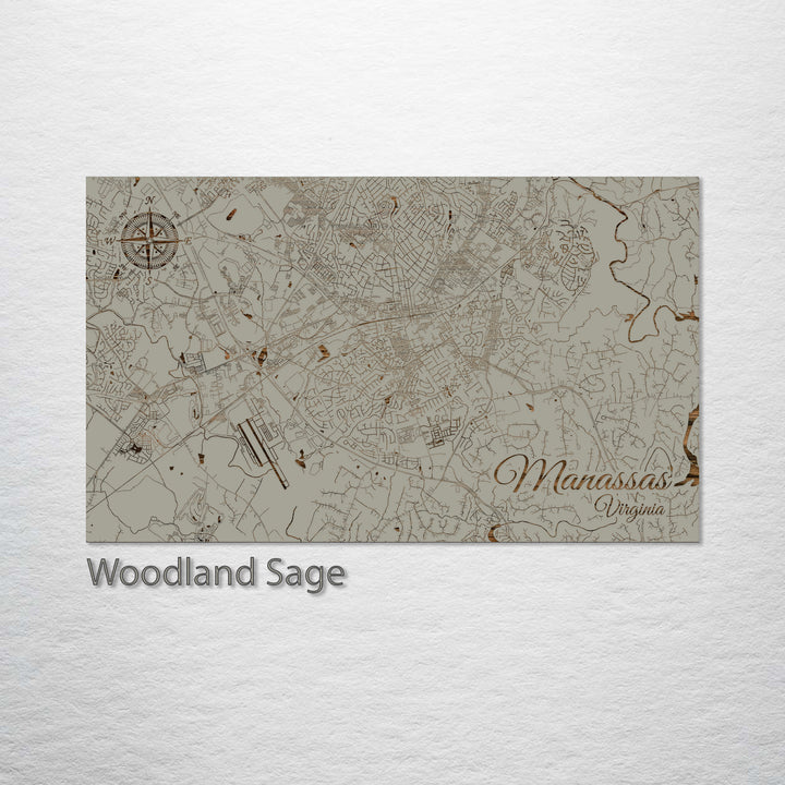 Manassas, Virginia Street Map