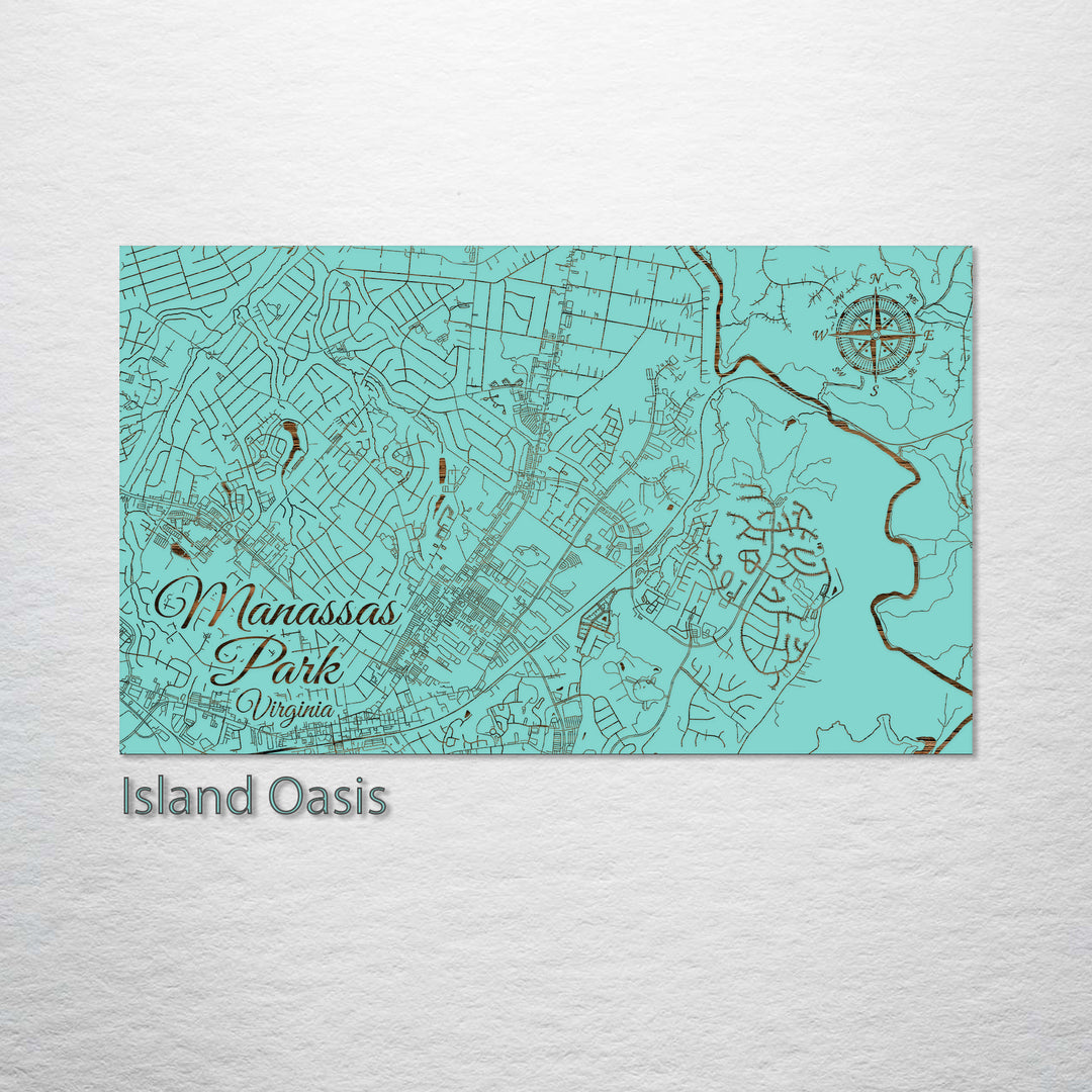 Manassas Park, Virginia Street Map