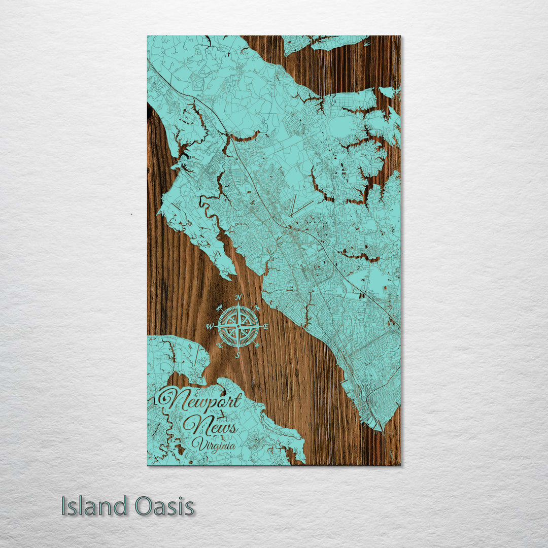 Newport News, Virginia Street Map