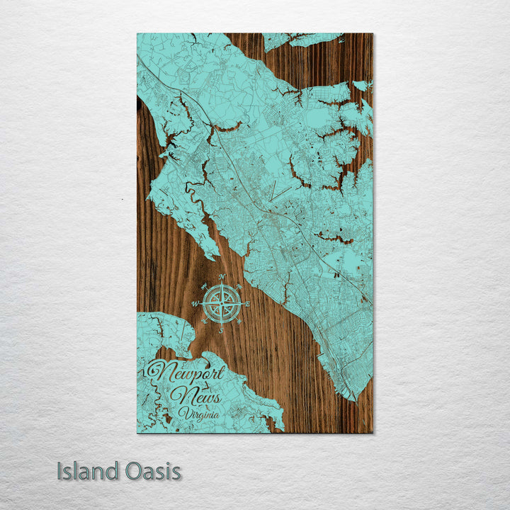 Newport News, Virginia Street Map