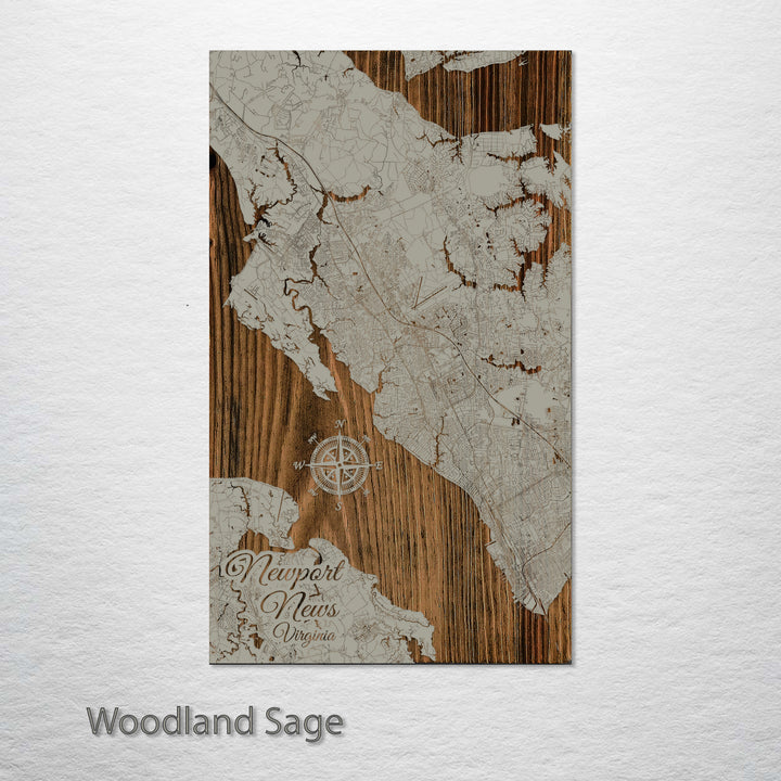 Newport News, Virginia Street Map