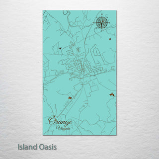 Orange, Virginia Street Map