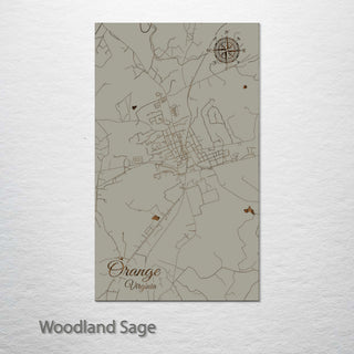 Orange, Virginia Street Map