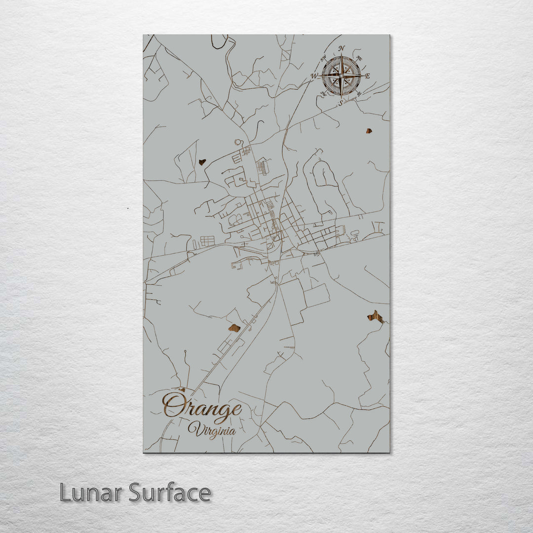 Orange, Virginia Street Map