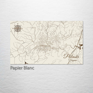 Pulaski, Virginia Street Map