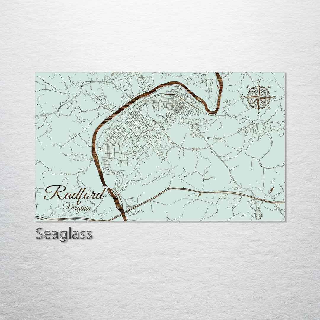 Radford, Virginia Street Map