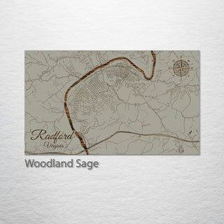Radford, Virginia Street Map