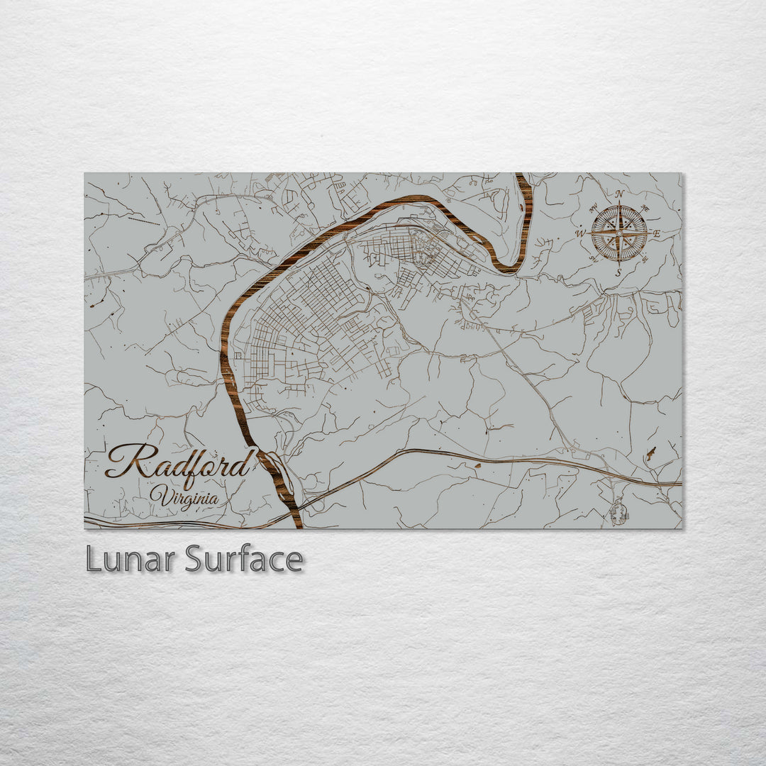 Radford, Virginia Street Map