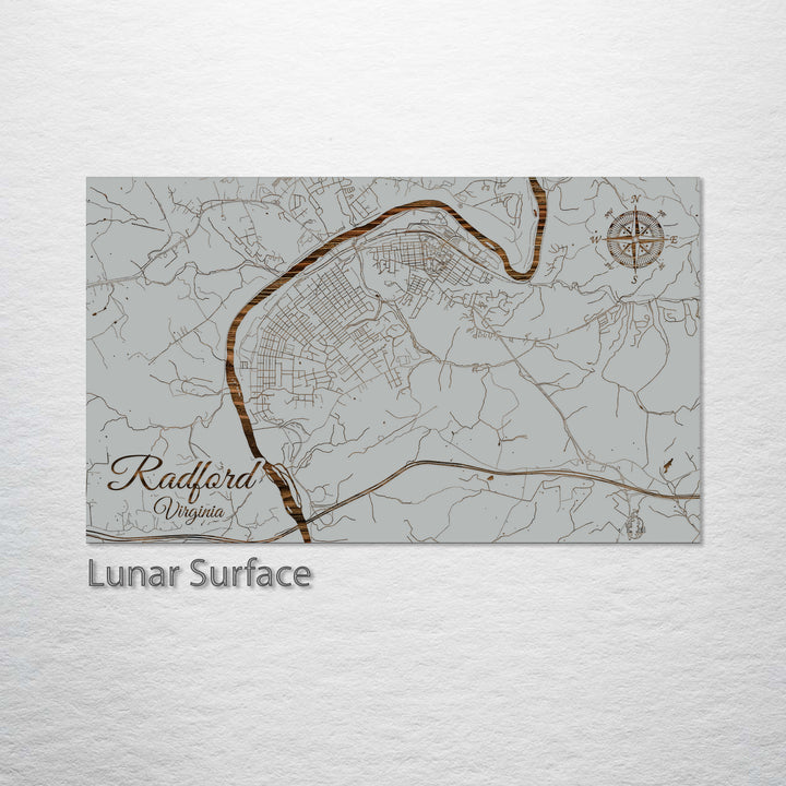 Radford, Virginia Street Map